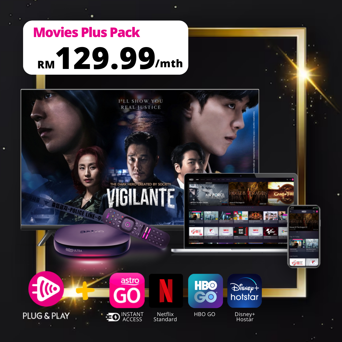 Movies Plus Pack